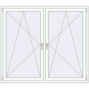 Zamów teraz Okna skrzydłowe 1725x1460 mm REHAU ENERGY-SAVING SYNEGO MD BLACK_BROWN zewnętrzny