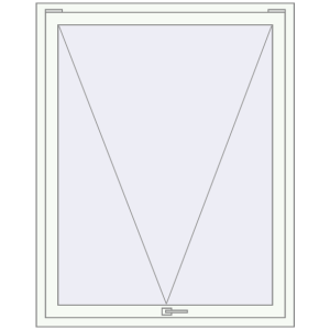 Buy Tilt-and-Turn 1200x1500 mm REHAU OPTIMUM EURO-DESIGN 70 RAL 9016 Traffic white two-sided