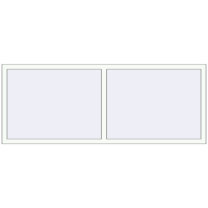 Buy Tilt-and-Turn 2080x780 mm REHAU OPTIMUM EURO-DESIGN 70 RAL 9016 Traffic white two-sided