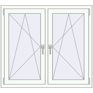 Zamów teraz Okna skrzydłowe 1155x1040 mm REHAU ENERGY-SAVING SYNEGO MD DARK_OAK zewnętrzny