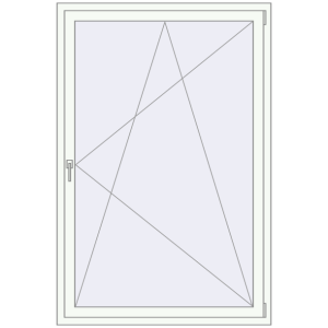 Zamów teraz Okna skrzydłowe 1200x1800 mm REHAU ENERGY-SAVING SYNEGO MD RAL 9016 Traffic white dwustronny