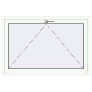 Buy Tilt-and-Turn 1200x800 mm REHAU ENERGY-SAVING SYNEGO MD RAL 9016 Traffic white two-sided