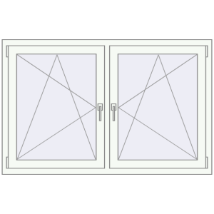 Zamów teraz Okna skrzydłowe 1545x935 mm REHAU ENERGY-SAVING SYNEGO MD DARK_OAK zewnętrzny