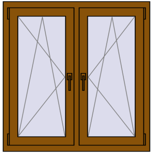 Zamów teraz Okna skrzydłowe 1020x1040 mm REHAU ENERGY-SAVING SYNEGO MD GOLDEN OAK dwustronny