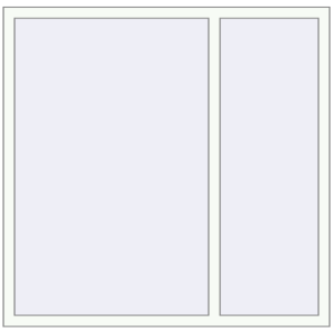 Buy Tilt-and-Turn 1465x1435 mm REHAU ENERGY-SAVING SYNEGO MD RAL 9016 Traffic white two-sided