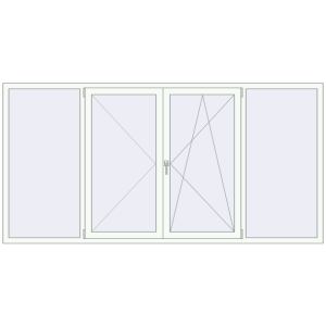 Buy Tilt-and-Turn 2800x1400 mm KORSA ENERGY-SAVING REHAU SYNEGO MD