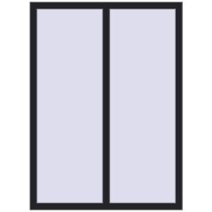 Buy Tilt-and-Turn 1100x1500 mm REHAU ENERGY-SAVING SYNEGO MD BLACK_ULTI-MATT two-sided