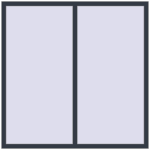 Buy Tilt-and-Turn 1600x1600 mm REHAU OPTIMUM EURO-DESIGN 70 ANTHRACITE_GREY_STRUKTURAL two-sided