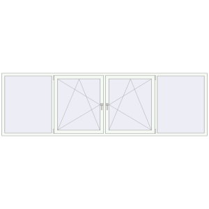 Buy Tilt-and-Turn 3600x1100 mm KORSA OPTIMUM REHAU EURO 70