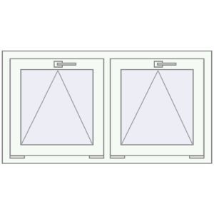 Zamów teraz Okna skrzydłowe 1130x605 mm REHAU OPTIMUM EURO-DESIGN 70 RAL 9016 Traffic white dwustronny