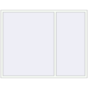 Buy Tilt-and-Turn 2021x1590 mm REHAU ENERGY-SAVING SYNEGO MD RAL 9016 Traffic white two-sided