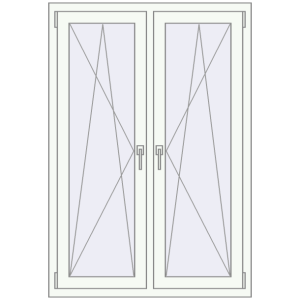 Zamów teraz Okna skrzydłowe 1035x1460 mm REHAU ENERGY-SAVING SYNEGO MD DARK_OAK zewnętrzny