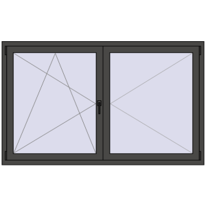 Buy Tilt-and-Turn 1800x1100 mm KORSA ENERGY-SAVING REHAU SYNEGO MD