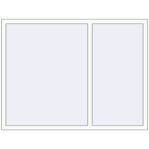 Buy Tilt-and-Turn 1650x1250 mm REHAU OPTIMUM EURO-DESIGN 70 RAL 9016 Traffic white two-sided