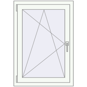 Buy Tilt-and-Turn 710x1000 mm REHAU ENERGY-SAVING SYNEGO MD RAL 9016 Traffic white two-sided