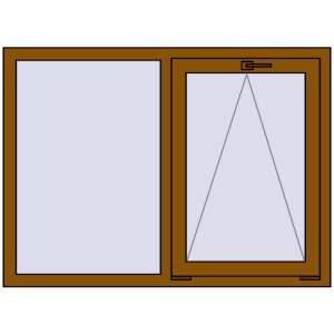 Zamów teraz Okna skrzydłowe 1300x950 mm REHAU OPTIMUM EURO-DESIGN 70 GOLDEN OAK dwustronny