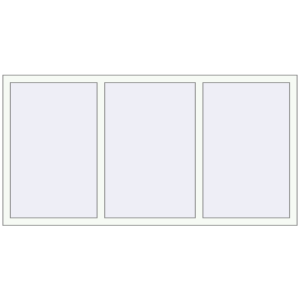 Buy Tilt-and-Turn 1960x1000 mm REHAU OPTIMUM EURO-DESIGN 70 RAL 9016 Traffic white two-sided