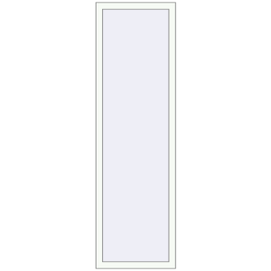 Buy Tilt-and-Turn 600x2000 mm REHAU OPTIMUM EURO-DESIGN 70 RAL 9016 Traffic white two-sided