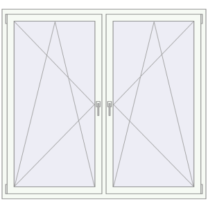 Buy Tilt-and-Turn 1700x1580 mm KORSA BRILLANT DESIGN