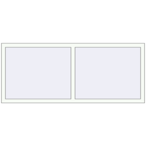 Buy Tilt-and-Turn 1800x750 mm REHAU OPTIMUM EURO-DESIGN 70 RAL 9016 Traffic white two-sided
