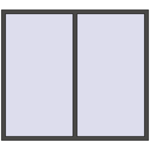 Buy Tilt-and-Turn 1800x1600 mm REHAU ENERGY-SAVING SYNEGO MD BASALT_GREY two-sided