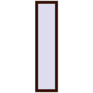 Buy Tilt-and-Turn 400x1600 mm REHAU OPTIMUM EURO-DESIGN 70 BLACK_CHERRY two-sided