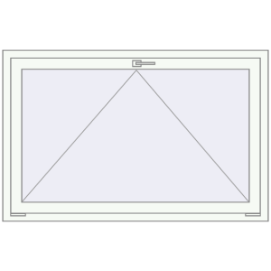 Buy Tilt-and-Turn 1400x900 mm REHAU OPTIMUM EURO-DESIGN 70 RAL 9016 Traffic white two-sided