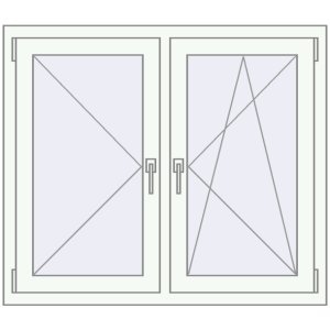 Buy Tilt-and-Turn 1100x950 mm KORSA OPTIMUM REHAU EURO 70