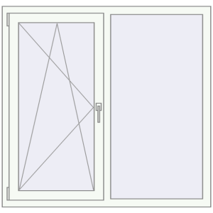 Buy Tilt-and-Turn 1340x1230 mm KORSA OPTIMUM REHAU EURO 70