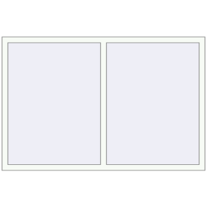 Buy Tilt-and-Turn 1800x1150 mm REHAU BRILLANT DESIGN RAL 9016 Traffic white two-sided