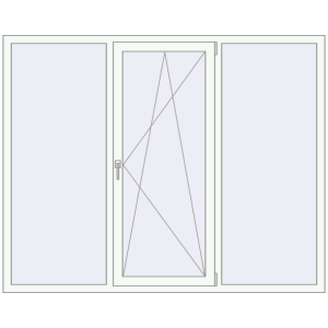Buy Tilt-and-Turn 2000x1600 mm KORSA ENERGY-SAVING REHAU SYNEGO MD