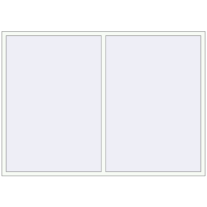 Buy Tilt-and-Turn 2390x1700 mm REHAU BRILLANT DESIGN RAL 9016 Traffic white two-sided