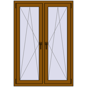 Zamów teraz Okna skrzydłowe 1020x1445 mm REHAU ENERGY-SAVING SYNEGO MD GOLDEN OAK dwustronny