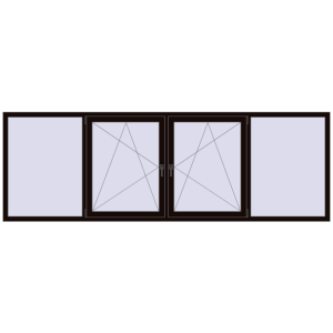 Buy Tilt-and-Turn 3300x1100 mm KORSA OPTIMUM REHAU EURO 70