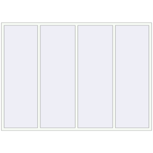 Buy Tilt-and-Turn 2800x2010 mm REHAU ENERGY-SAVING SYNEGO MD RAL 9016 Traffic white two-sided
