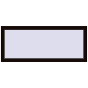 Buy Tilt-and-Turn 1200x500 mm REHAU OPTIMUM EURO-DESIGN 70 BLACK_BROWN two-sided