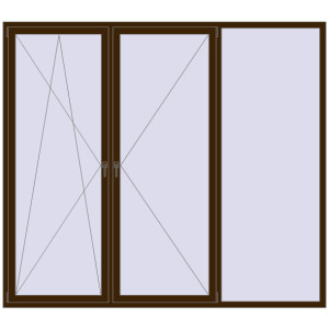 Zamów teraz Okna skrzydłowe 2600x2300 mm KORSA BRILLANT DESIGN