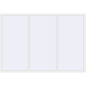 Buy Tilt-and-Turn 3200x2200 mm REHAU OPTIMUM EURO-DESIGN 70 RAL 9016 Traffic white two-sided