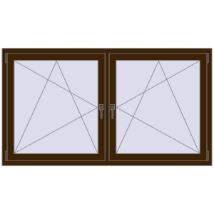 Zamów teraz Okna skrzydłowe 1755x1010 mm REHAU ENERGY-SAVING SYNEGO MD DARK_OAK dwustronny