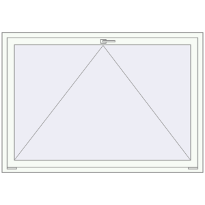Buy Tilt-and-Turn 1600x1100 mm REHAU OPTIMUM EURO-DESIGN 70 RAL 9016 Traffic white two-sided