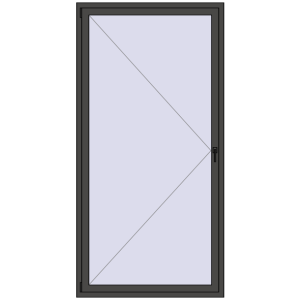Buy Tilt-and-Turn 1200x2400 mm REHAU ENERGY-SAVING SYNEGO MD BASALT_GREY two-sided