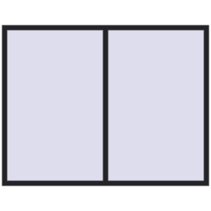 Buy Tilt-and-Turn 2009x1560 mm REHAU ENERGY-SAVING SYNEGO MD BLACK_ULTI-MATT two-sided