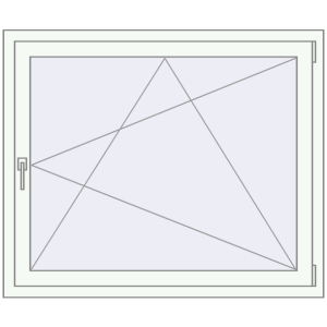 Buy Tilt-and-Turn 1200x1000 mm REHAU OPTIMUM EURO-DESIGN 70 ANTHRACITE_GREY_STRUKTURAL external