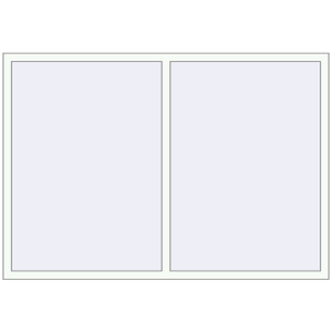 Buy Tilt-and-Turn 2000x1360 mm REHAU ENERGY-SAVING SYNEGO MD RAL 9016 Traffic white two-sided