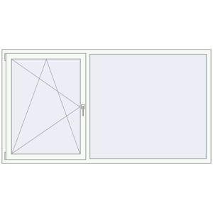Buy Tilt-and-Turn 2200x1200 mm KORSA ENERGY-SAVING REHAU SYNEGO MD