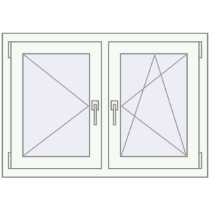 Zamów teraz Okna skrzydłowe 1000x700 mm REHAU OPTIMUM EURO-DESIGN 70 BLACK_BROWN zewnętrzny