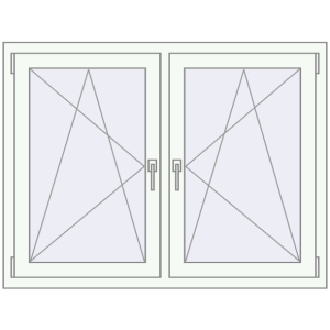 Zamów teraz Okna skrzydłowe 1305x950 mm REHAU ENERGY-SAVING SYNEGO MD DARK_OAK zewnętrzny