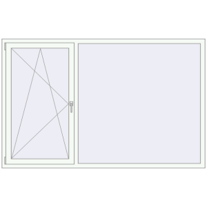 Zamów teraz Okna skrzydłowe 2200x1400 mm REHAU OPTIMUM EURO-DESIGN 70 RAL 9016 Traffic white dwustronny