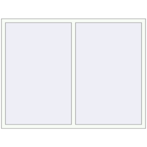 Buy Tilt-and-Turn 1800x1350 mm REHAU OPTIMUM EURO-DESIGN 70 RAL 9016 Traffic white two-sided