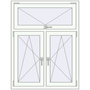 Buy Tilt-and-Turn 1000x1300 mm KORSA OPTIMUM REHAU EURO 70